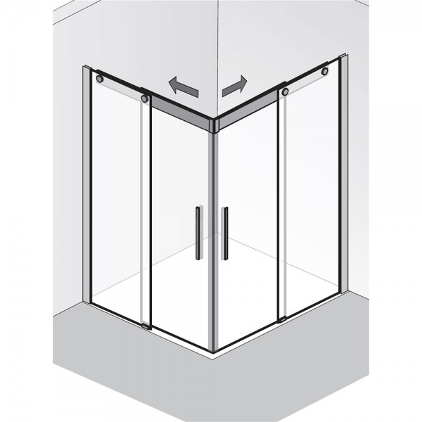 Dichtungssatz für K2P - Gleittür Eckeinstieg