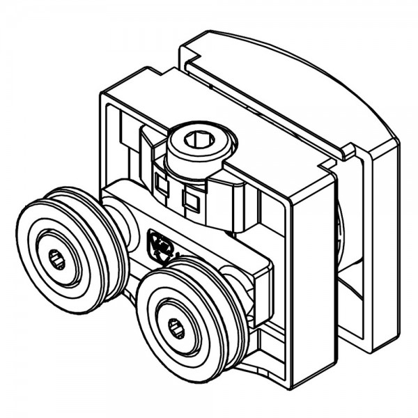 Tandemlaufwagen komplett