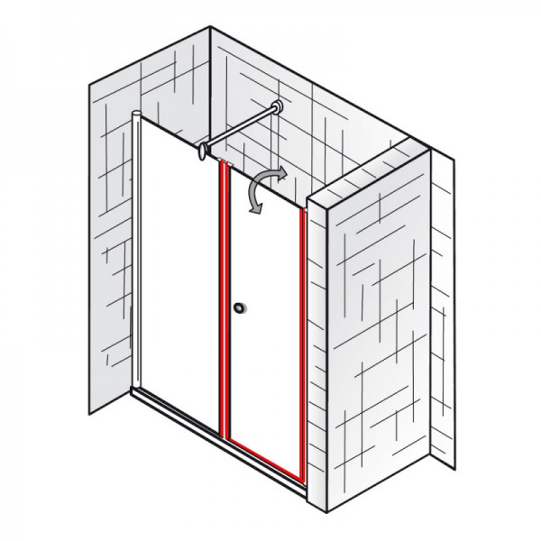 Dichtungssatz für ATELIER PUR – Drehtür und Nebenteil