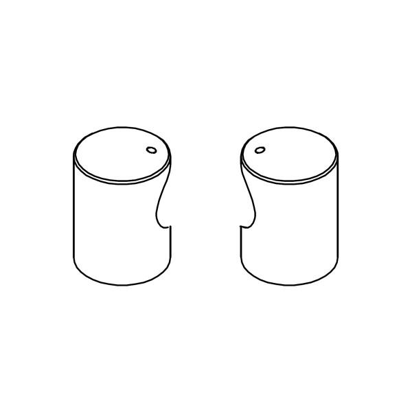 Türbogenaufnahme links/rechts