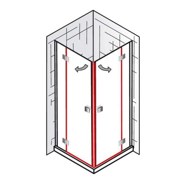 Dichtungssatz für ATELIER – Eckeinstieg 4-teilig