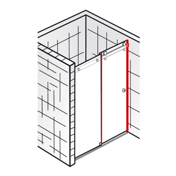 Dichtungssatz für ATELIER – Gleittür 2-teilig