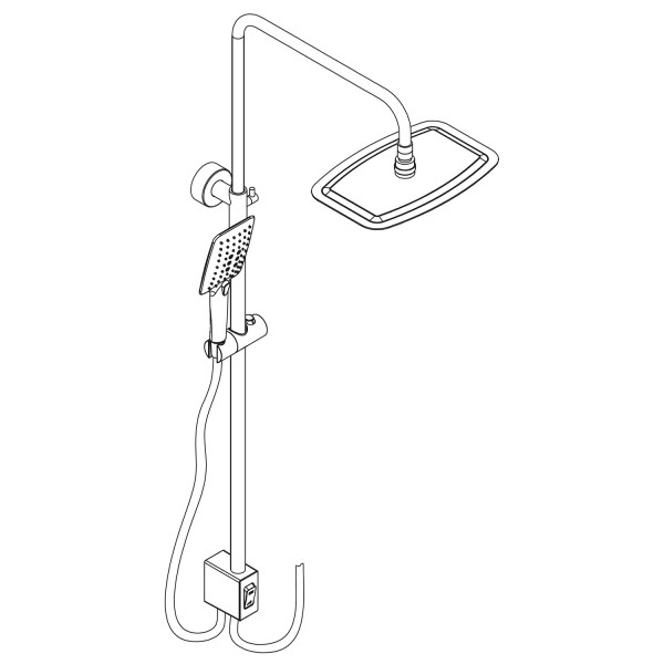 HSK Shower-Set Softcube AquaSwitch Universal 1001780