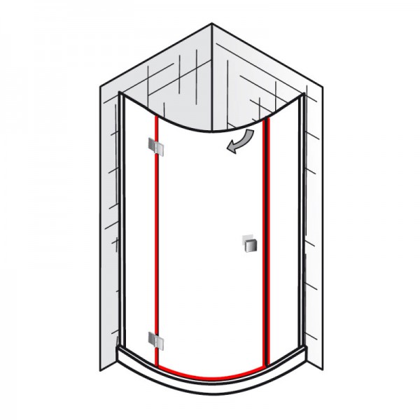 Dichtungssatz für ATELIER – Runddusche 3-teilig