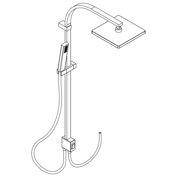 HSK Shower-Set RS 500 AquaSwitch Universal 1001740